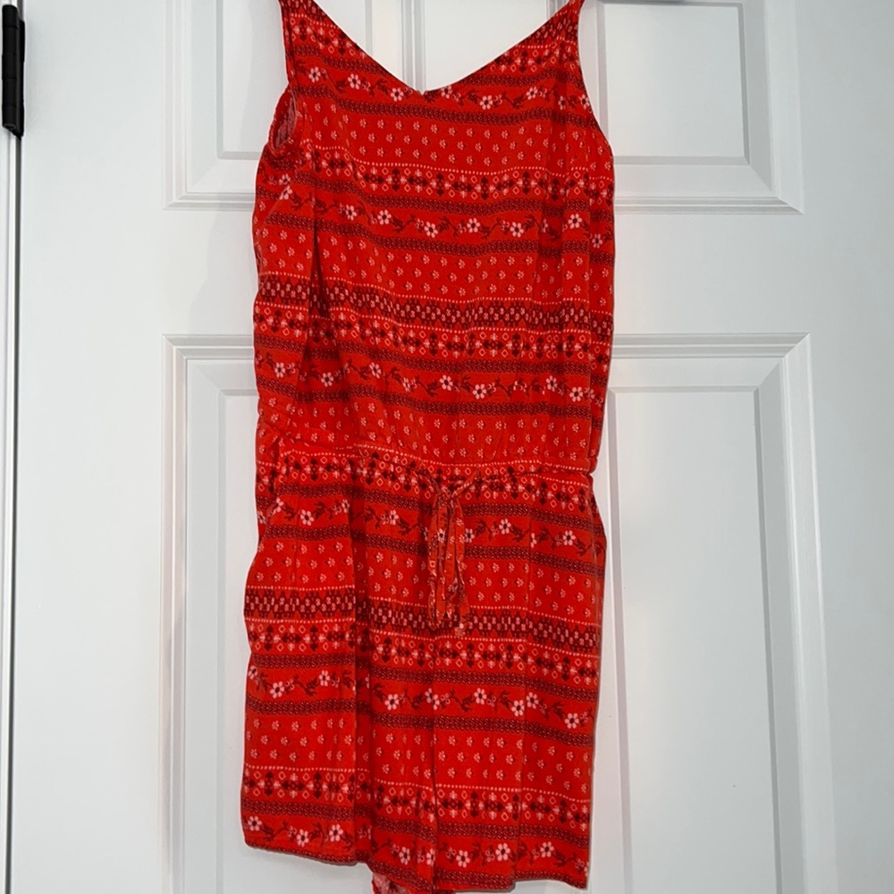 Old Navy orange romper size small!
